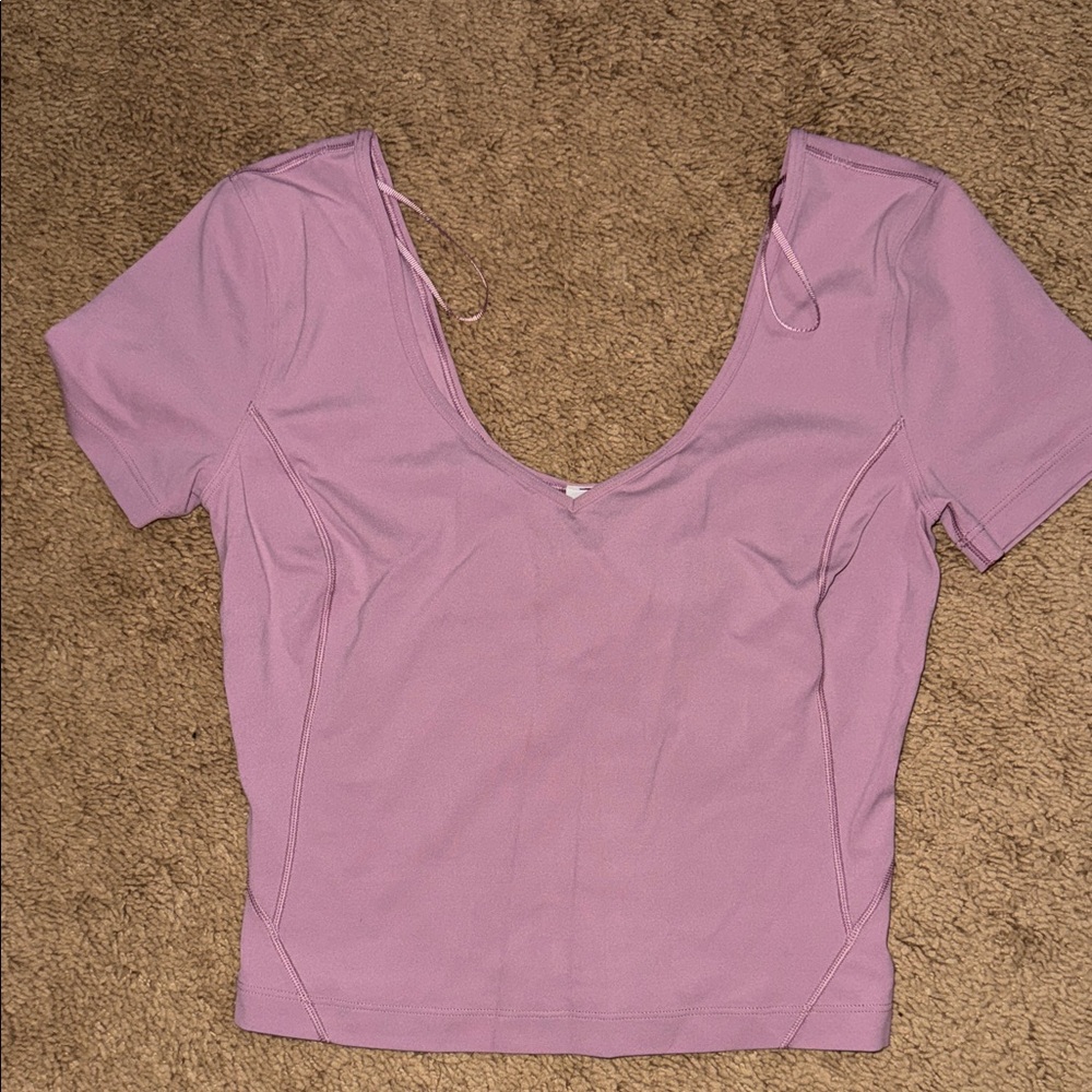 lululemon athletica Purple Crop Top